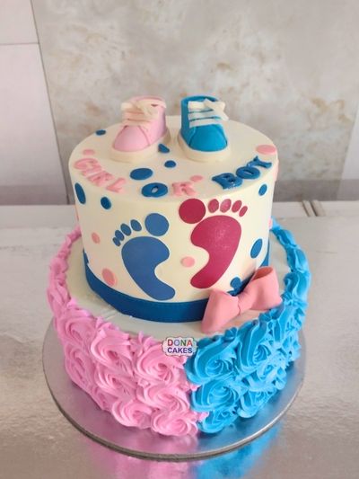 Boy or Girl 2 Tier Theme Cake